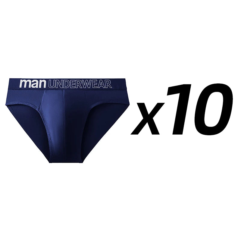 10 Pcs/Lot Men's Briefs Comfortable Sexy Shorts