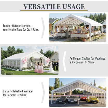 Waterproof Outdoor Party Tent with Removable Walls