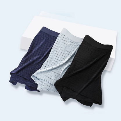 4pcs Mesh Bamboo Fiber Men's Boxerr XXXXL Large Size