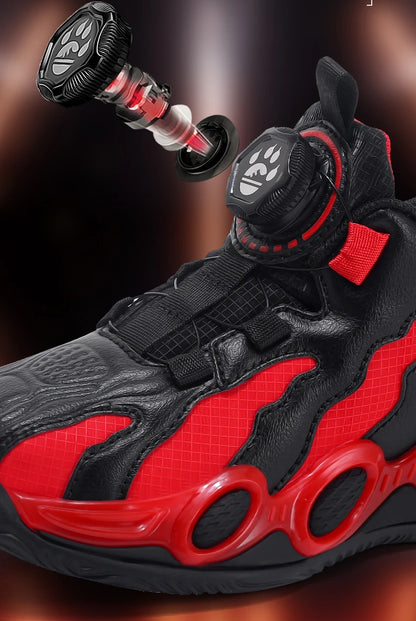 Fashion Basketball Shoes High-top PU Leather