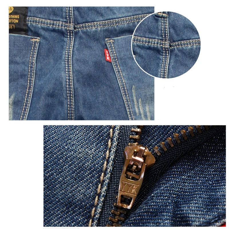 Ripped Plus Size Jeans for Men Fashion