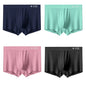 Men's Silk Flat Corner Antibacterial  Boxer Briefs