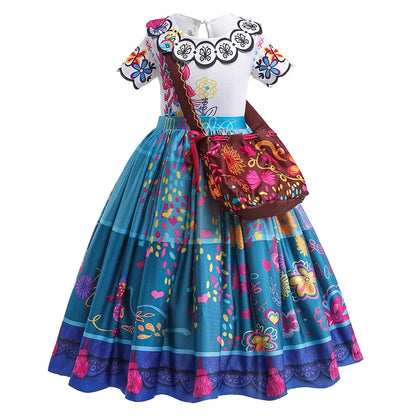 Girls Elsa Anna Dress Princess Carnival Jasmine Rapunzel