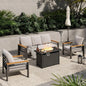 Outdoor Sectional with Coffee Table, Patio Sets