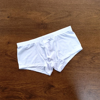 4PCS Sexy Men Brief Summer Breathable Underwear