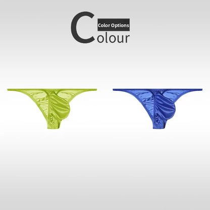 Low Waist Ice Silk Smooth Men's e Underwear