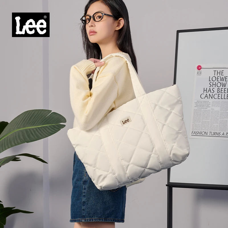 Womens LEE Large Soft Puffer Bag Quilted