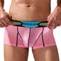Men's Translucent Nylon Inner Pouch Boxer Briefs