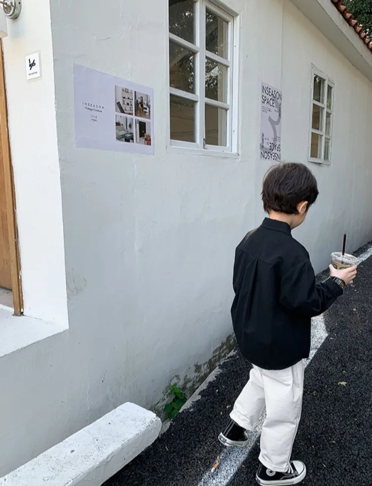 Boys Long Sleeve Trendy Streetwear Viral Fashion