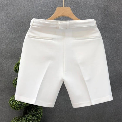 Casual Slim Fit Men's Suit Shorts Stylish