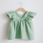 Baby Girls Linen Cotton Princess Dress