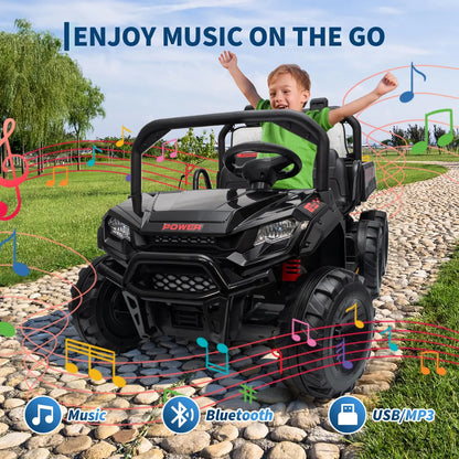 24V 4WD Electric Ride-on Dump Truck For Kids
