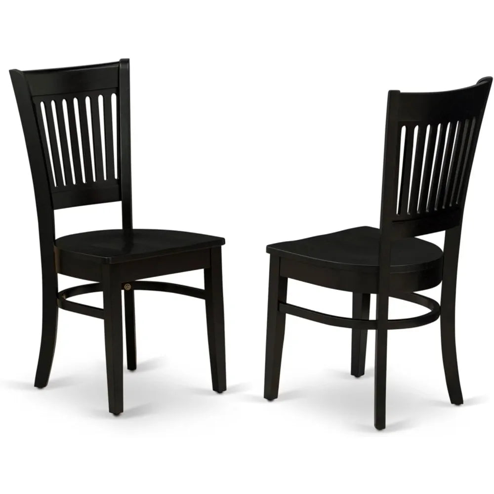 5-Piece Dining Set with Round Table and 4 Chairs