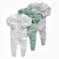 100% Cotton 3 Pcs Boys/Girls Romper Pajamas Jumpsuit