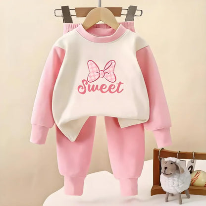 Long Sleeve Pajamas Sets for Girls Casual