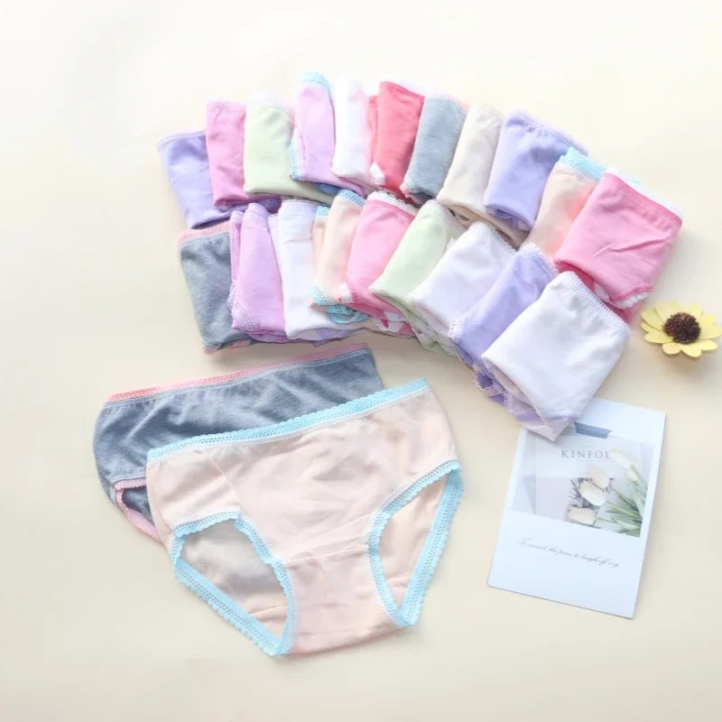 36 Pc Girls Cotton Briefs Underwear