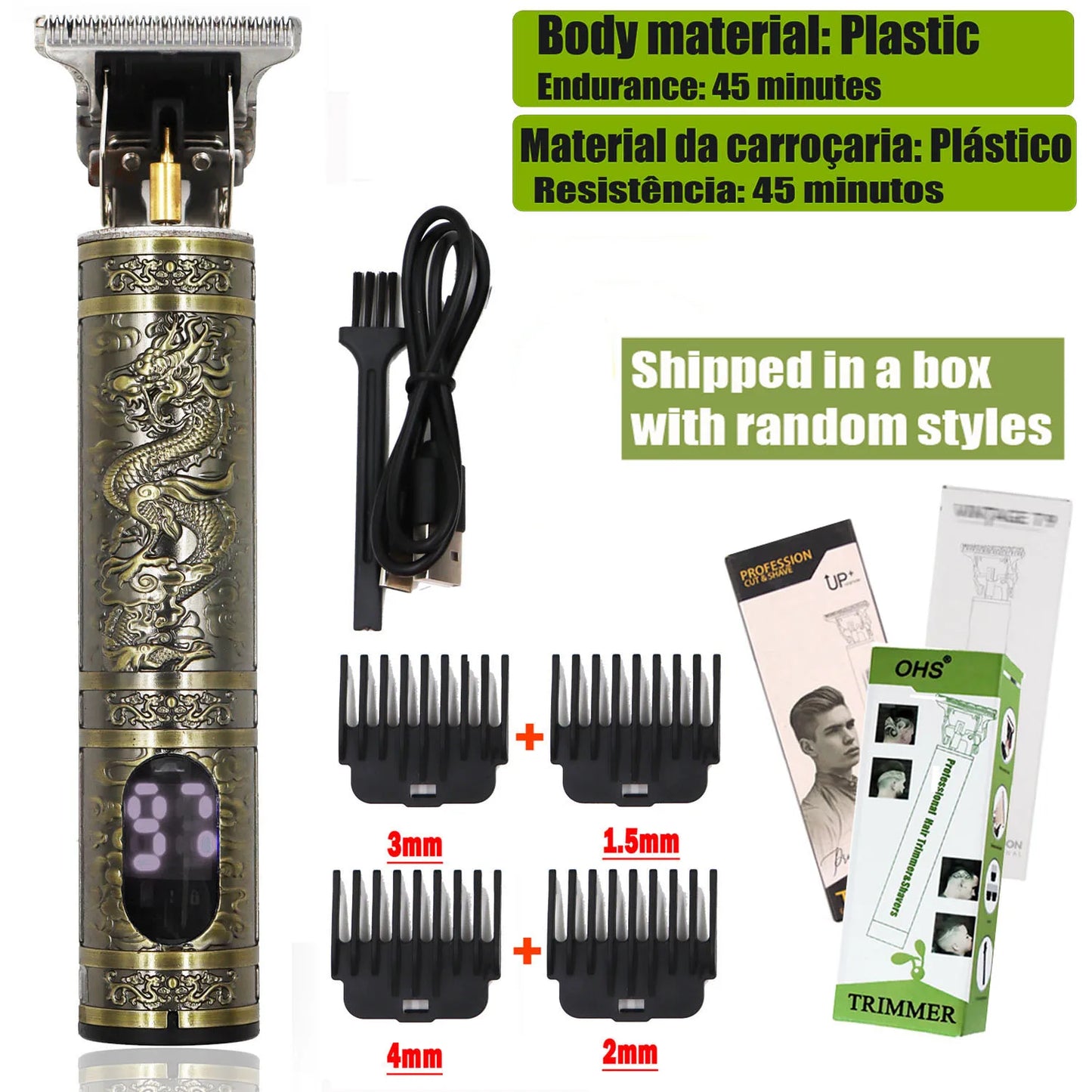 Beard Shaving Body Hair Trimmer Clippers Electric