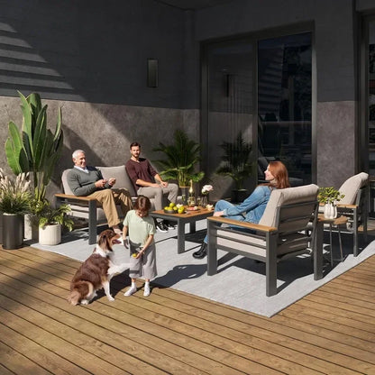 Outdoor Sectional with Coffee Table, Patio Sets