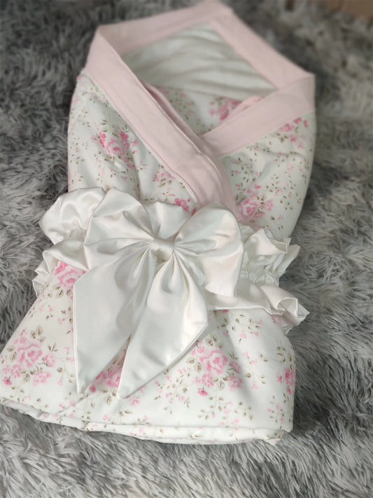 Boys/Girls French Lace Essential Receiving Blanket Ultra-Soft