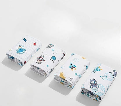 4PCS Boys Cute Cartoon Breathable Cotton Underwear