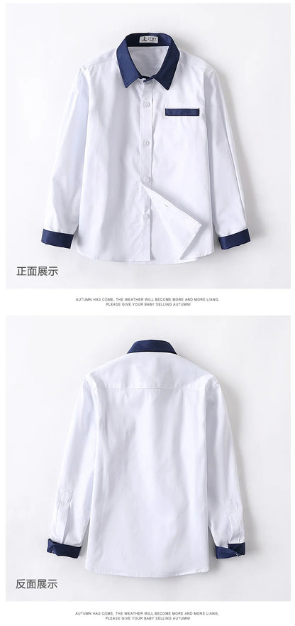 Boy Long Sleeve Plaid Shirts