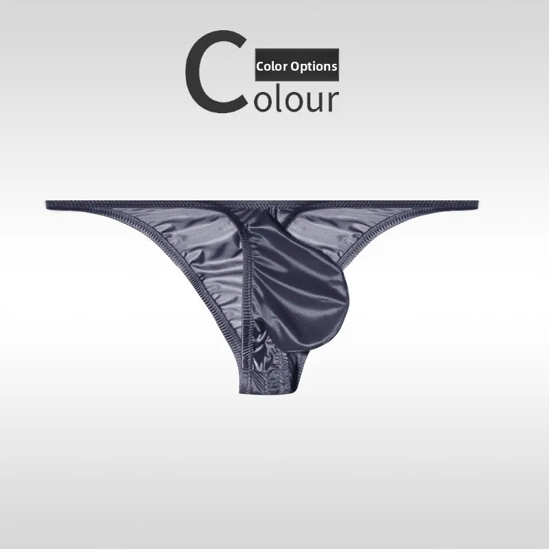 Low Waist Ice Silk Smooth Men's e Underwear