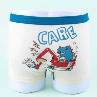 4PCS Boys Cotton Antibacterial Teenagers  Breathable Comfort Underwear