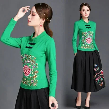 Streetwear Fashion Casual Women Vintage Top