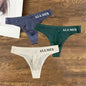 3pcs Sexy Thong Silk Bulge Pouch G-string