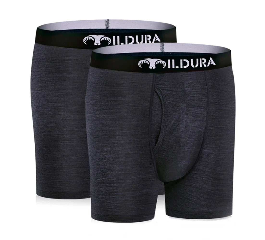 Men's Merino Wool Underwear Boxer Briefs