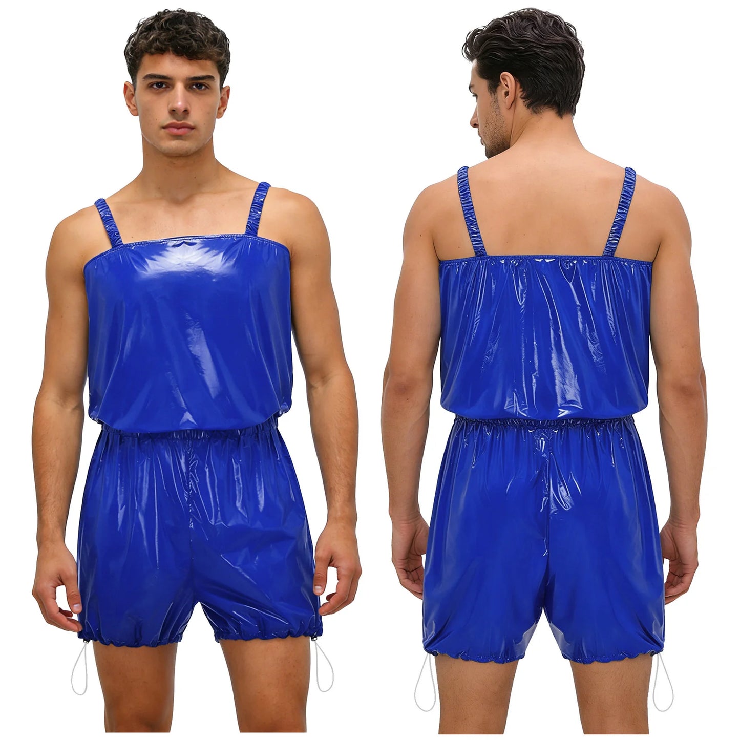 Mens Tear Away Backless, Nightclub Party Jumpsuit