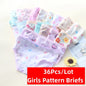 36 Pc Girls Cotton Briefs Underwear