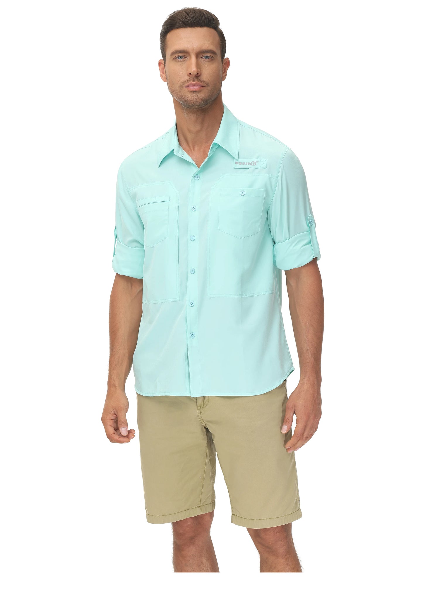 Men's UPF 50+ Casual Long Sleeve Fishing Shirts