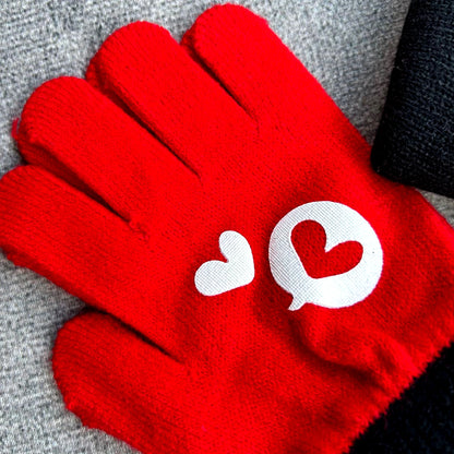 3PCS Boys/Girls Minnie Mouse Cartoon Scarf Hat glove