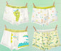 4PCS Cute Cartoon Boys Breathable Comfort Underwear