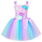 Princess Mermaid Tutu Dresses Costume for Kids