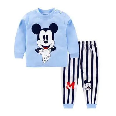 2 Pcs Cartoon Home Wear Baby Boys/Girls Pajamas