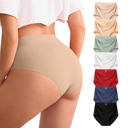 7PC Women High Waist Seamless Underwear Breathable Comfort