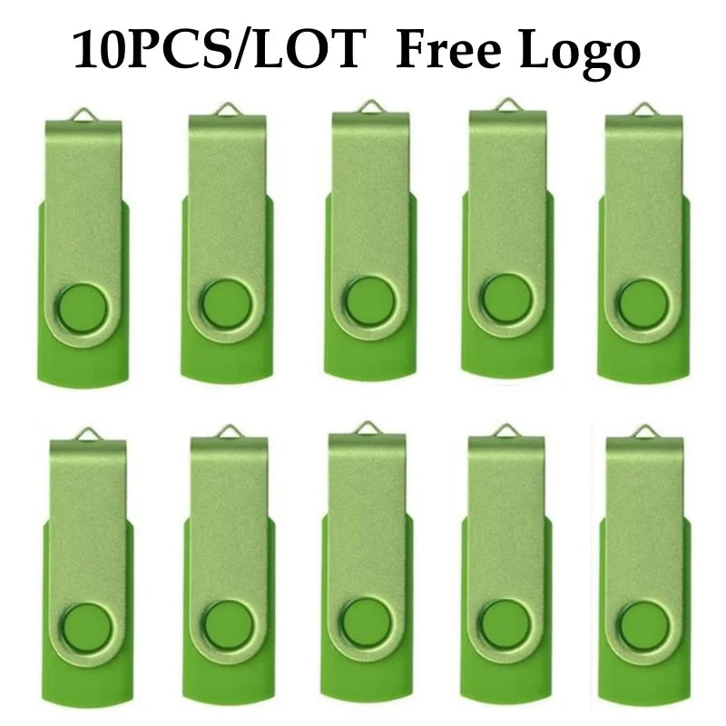 10pcs Flash Drive Flash Memory Card Memory Stick