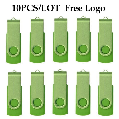 10pcs Flash Drive Flash Memory Card Memory Stick
