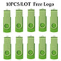 10pcs Flash Drive Flash Memory Card Memory Stick
