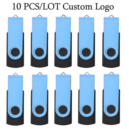 10pcs Flash Drive Flash Memory Card Memory Stick