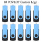 10pcs Flash Drive Flash Memory Card Memory Stick