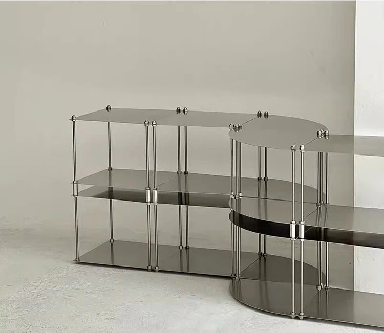 Stainless Steel Coffee Tables Decor Display Stand