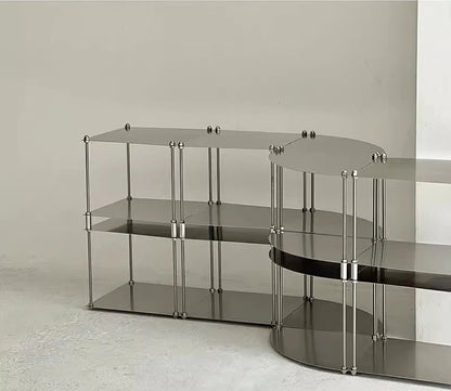 Stainless Steel Coffee Tables Decor Display Stand