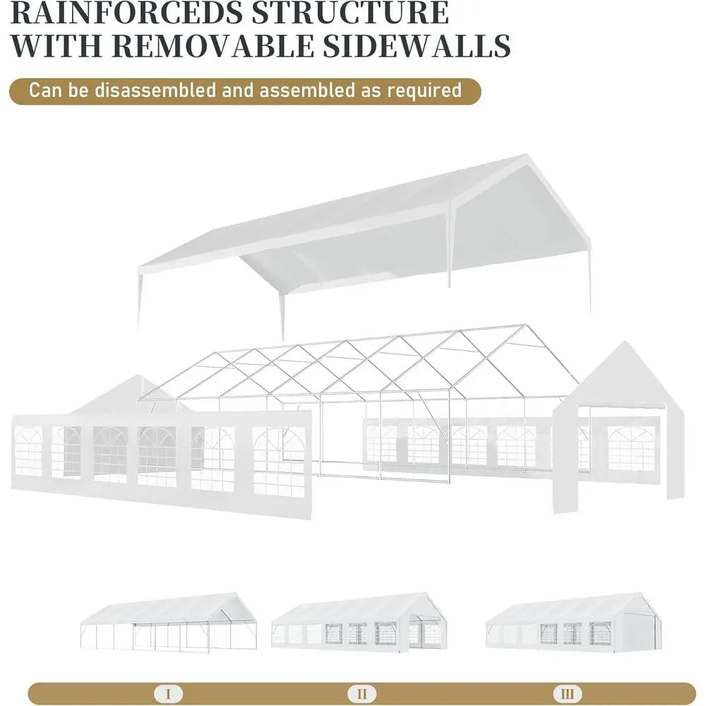 Waterproof Outdoor Party Tent with Removable Walls
