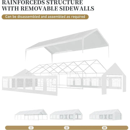 Waterproof Outdoor Party Tent with Removable Walls