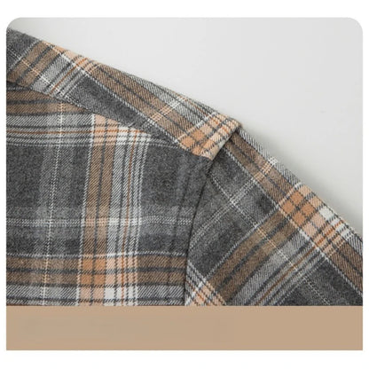 Men's, Plaid Casual Jacket, Anti-Wrinkle, Multi-Color