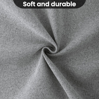 Custom Made 100% Blackout Faux Linen Curtains