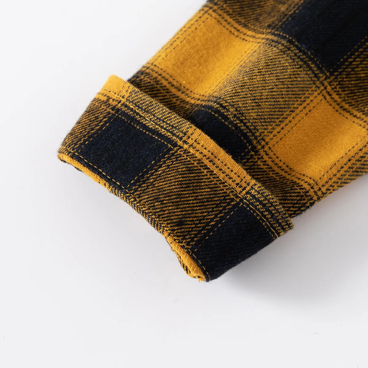 Kids Shirts With Collar Long Sleeved Plaid